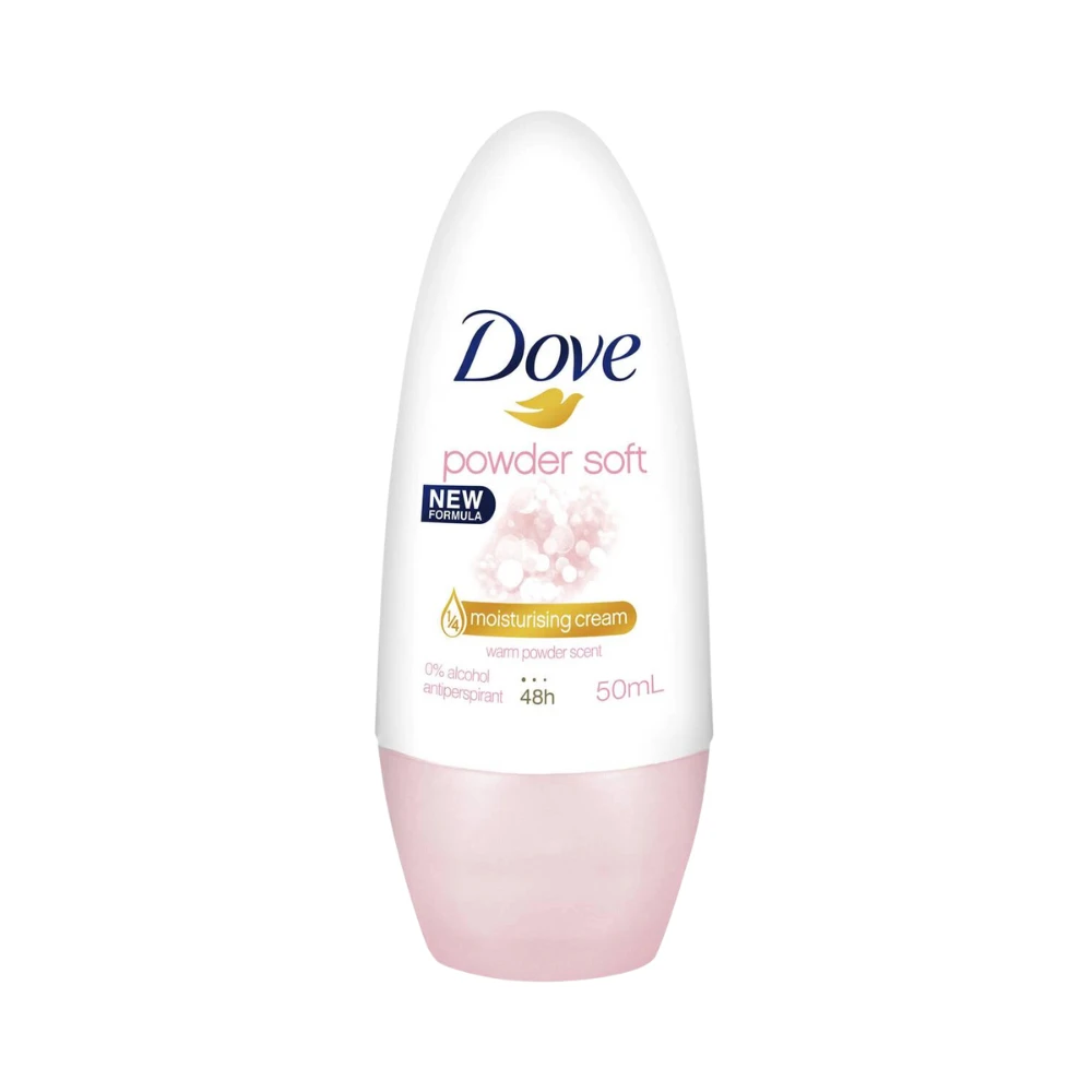 Dove Powder Soft Antiperspirant Roll-On 50mL (Pack of 6) 4 Dove Powder Soft Antiperspirant Roll-On 50mL (Pack of 6) - Image 2
