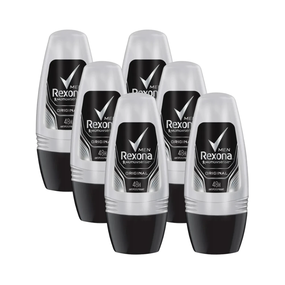 Rexona Men Motion Sense Original Roll-On Deodorant (6 x 40mL Bulk Pack) 3 Rexona Men Motion Sense Original Roll-On Deodorant (6 x 40mL Bulk Pack)