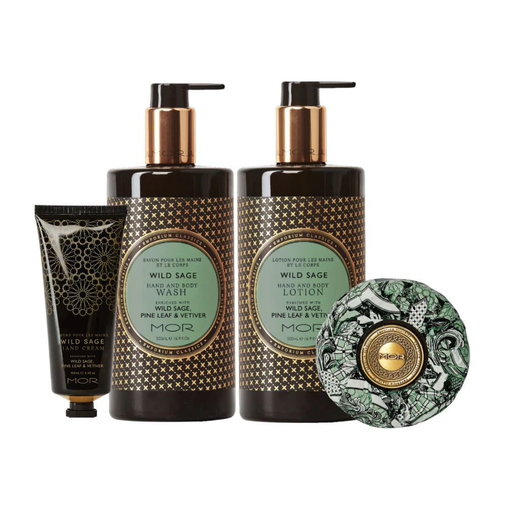 MOR Emporium Classics Wild Sage Hand & Body 4 Piece Set 3 MOR Emporium Classics Wild Sage Hand & Body 4 Piece Set