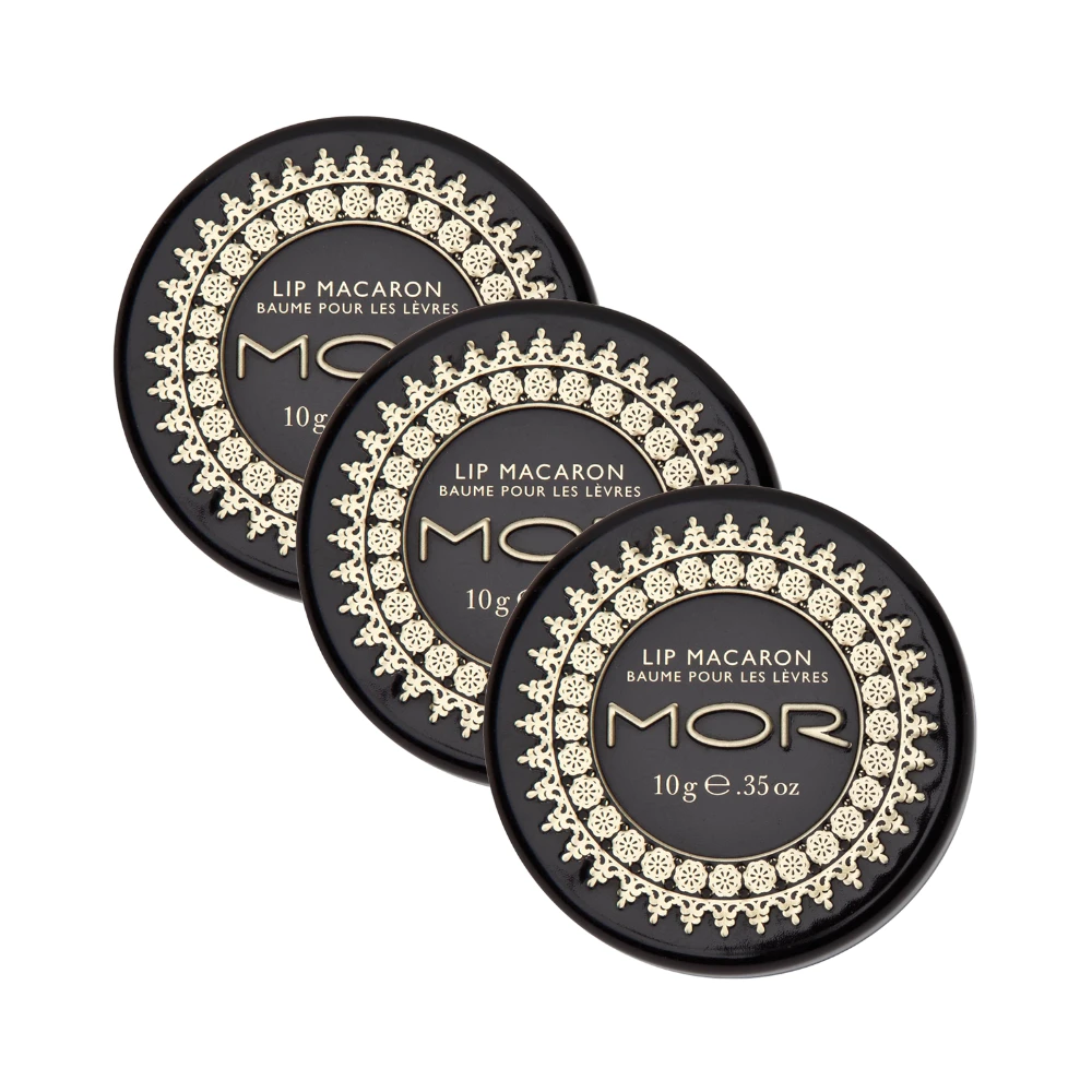 3 X MOR Lip Macaron 10g - Cassis Noir 3 3 X MOR Lip Macaron 10g - Cassis Noir