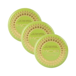 3 X MOR Lip Macaron 10g - Apples