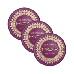 3 X MOR Lip Macaron 10g - Passionflower