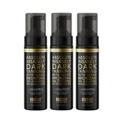 MineTan Absolute Self Tan Foam 200mL (3 Pack) - Ultra Dark Finish