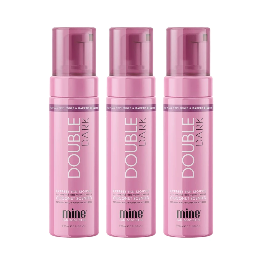 MineTan Double Dark Self Tan Foam 200mL - Triple Pack Bundle 3 MineTan Double Dark Self Tan Foam 200mL - Triple Pack Bundle