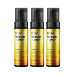 B.tan Forever + Ever Self Tan Mousse (3 x 200mL) - Long Lasting Glow