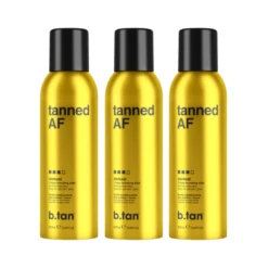 B.tan Tanned AF Bronzing Mist 200mL - Triple Pack for the Darkest Glow