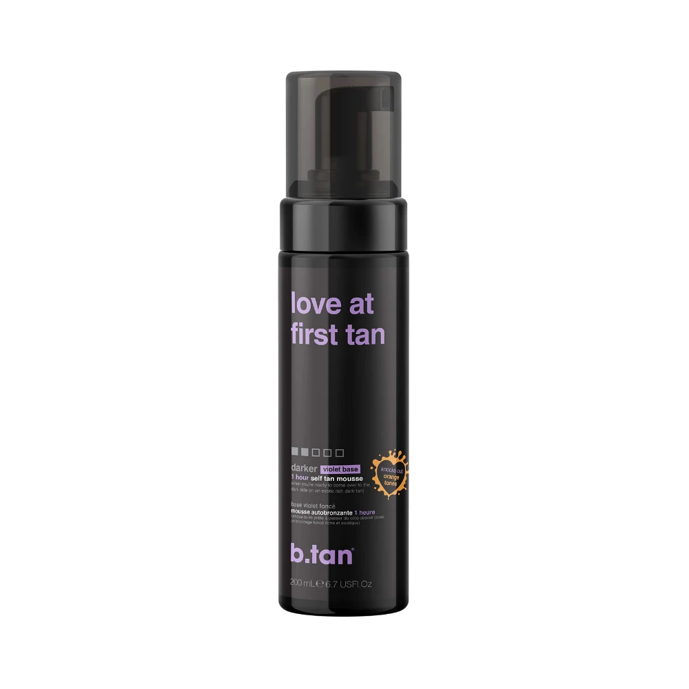 B.tan Love At First Tan Self Tan Mousse - Dark Violet Base (200mL) 3 B.tan Love At First Tan Self Tan Mousse - Dark Violet Base (200mL)