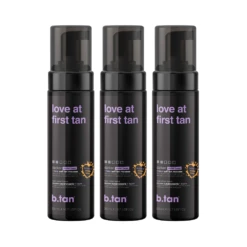 B.tan Love At First Tan Self Tan Mousse 200mL (3 Pack Bundle)