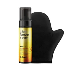 B.tan Forever + Ever Ultra Long-Lasting Self Tan Mousse & Applicator Mitt Set (200mL)