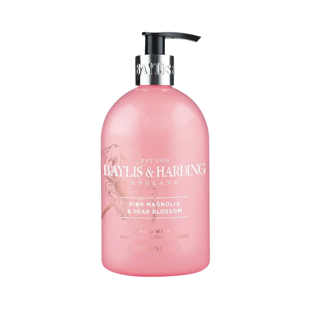 Baylis & Harding Pink Magnolia & Pear Blossom Luxury Hand Wash - 500mL 3 Baylis & Harding Pink Magnolia & Pear Blossom Luxury Hand Wash - 500mL