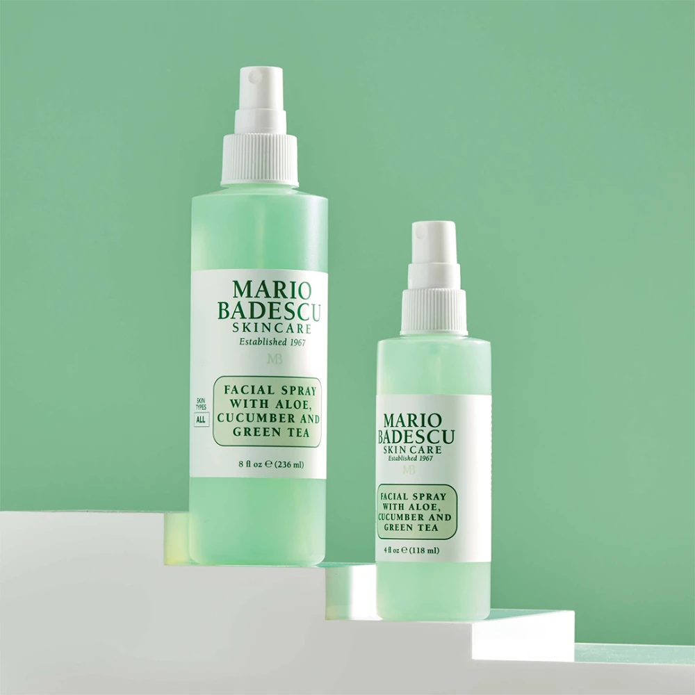 Mario Badescu Facial Spray With Aloe, Cucumber & Green Tea 236mL 6 Mario Badescu Facial Spray With Aloe, Cucumber & Green Tea 236mL - Image 4