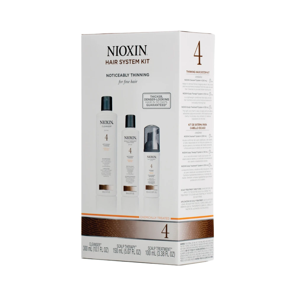Nioxin System 4 Kit for Fine, Noticeably Thinning Hair (3-Step Set) 4 Nioxin System 4 Kit for Fine, Noticeably Thinning Hair (3-Step Set) - Image 2
