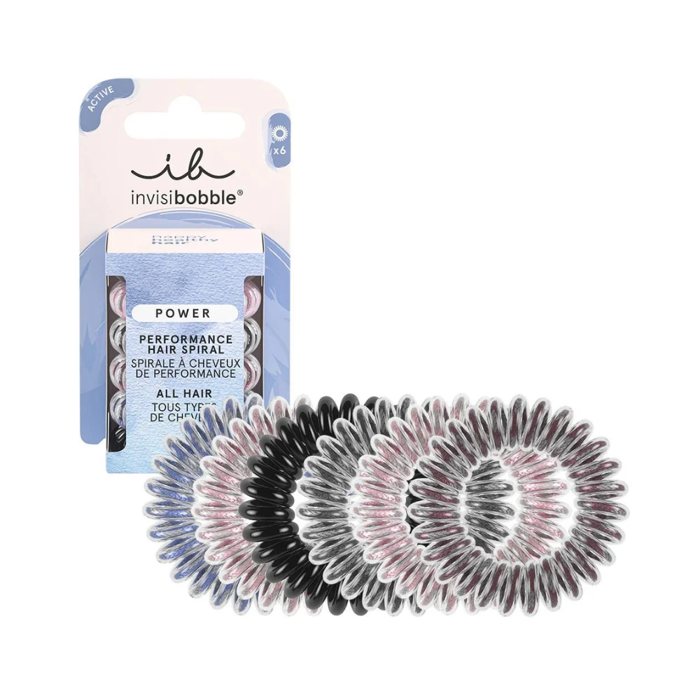 Invisibobble® Invisibobble Power Sport Performance Hair Spiral Hair Ties 6Pk - Be Visible 3 Invisibobble® Invisibobble Power Sport Performance Hair Spiral Hair Ties 6Pk - Be Visible