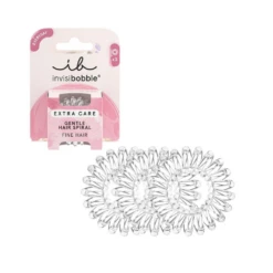 Invisibobble® Invisibobble Extra Care Fine Hair Gentle Spiral Hair Ties 3Pk - Crystal Clear