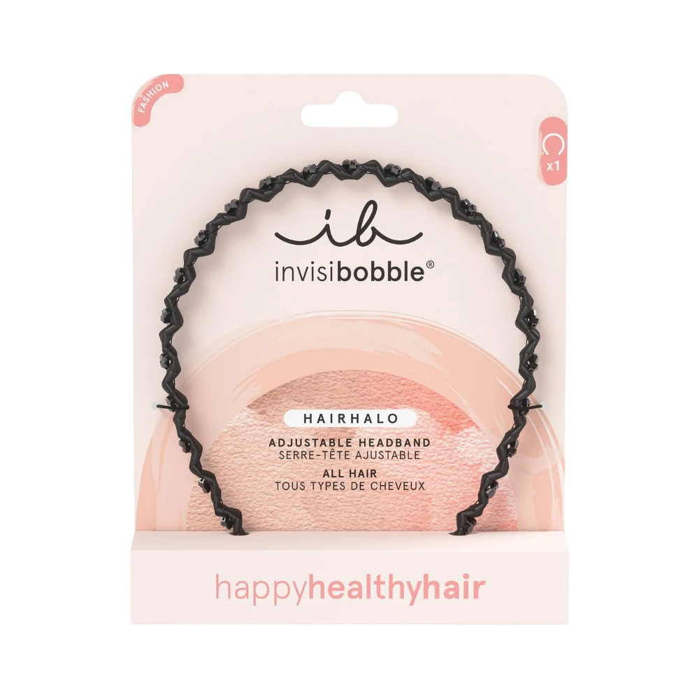 Invisibobble® Invisibobble Hairhalo Stylish Traceless Adjustable Headband - True Dark Sparkle 3 Invisibobble® Invisibobble Hairhalo Stylish Traceless Adjustable Headband - True Dark Sparkle