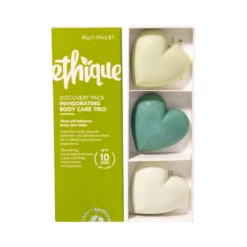Ethique Discovery Minis 3 Pack: Invigorating Body Care Essentials