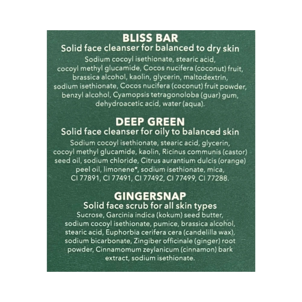 Ethique Discovery Minis 3 Pack - Luxurious Face Cleansing 45g 6 Ethique Discovery Minis 3 Pack - Luxurious Face Cleansing 45g - Image 4