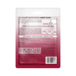 L’Oréal Paris 5 X L'Oreal Paris Revitalift Brightening Sheet Face Mask 30g -On Trend Beauty OTB 4587.alt 2