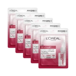 L’Oréal Paris 5 X L'Oreal Paris Revitalift Brightening Sheet Face Mask 30g