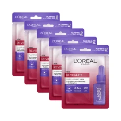 L’Oréal Paris 5 X L'Oreal Paris Revitalift Plumping Sheet Face Mask 30g
