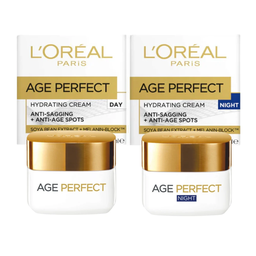 L’Oréal Paris L'Oreal Paris Age Perfect Hydrating Day & Night Cream 50mL Duo 3 L’Oréal Paris L'Oreal Paris Age Perfect Hydrating Day & Night Cream 50mL Duo