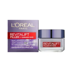 L’Oréal Paris L'Oreal Paris Revitalift Filler +HA Anti-Ageing Replumping Day & Night Cream 50mL Duo 9 L’Oréal Paris L'Oreal Paris Revitalift Filler +HA Anti-Ageing Replumping Day & Night Cream 50mL Duo -On Trend Beauty OTB 4594.alt 2