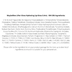 Maybelline Lifter Gloss Hydrating Lip Gloss 3-Pack - 004 Silk (5.4mL) -On Trend Beauty OTB 4791.alt 5