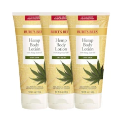 Burt's Bees Hemp Body Lotion with Hemp Seed Oil - 170g (3 Pack Bundle)