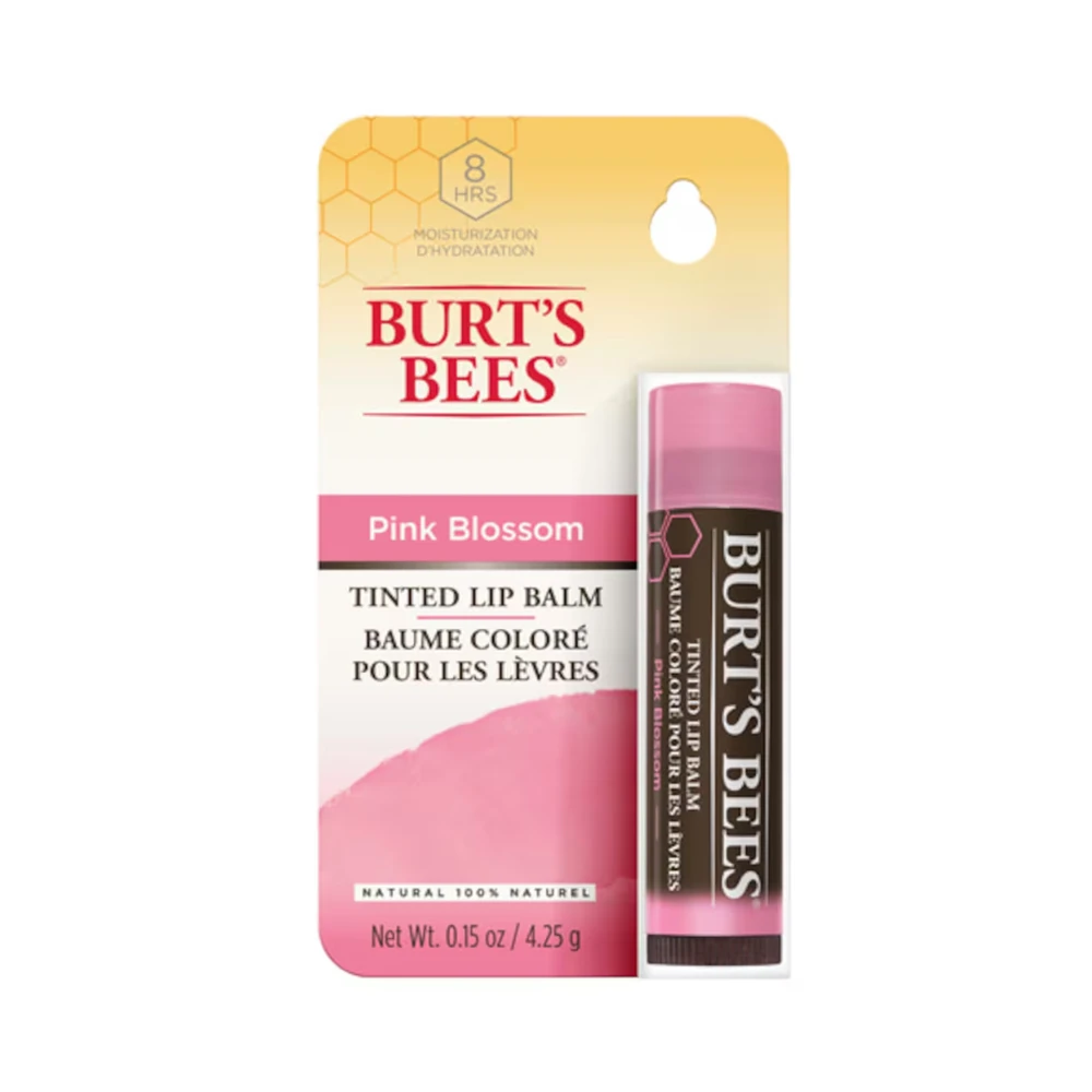 3 X Burt's Bees Tinted Lip Balm 4.25g - Pink Blossom 4 3 X Burt's Bees Tinted Lip Balm 4.25g - Pink Blossom - Image 2
