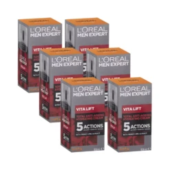 L'Oréal Paris Men Expert Vita Lift Anti-Ageing Moisturiser - 6 Pack (50mL Each)