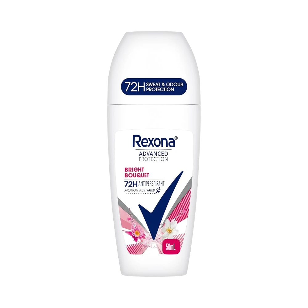Rexona Advanced Protection Bright Bouquet Roll-On Deodorant - 6 x 50mL Bulk Pack 4 Rexona Advanced Protection Bright Bouquet Roll-On Deodorant - 6 x 50mL Bulk Pack - Image 2