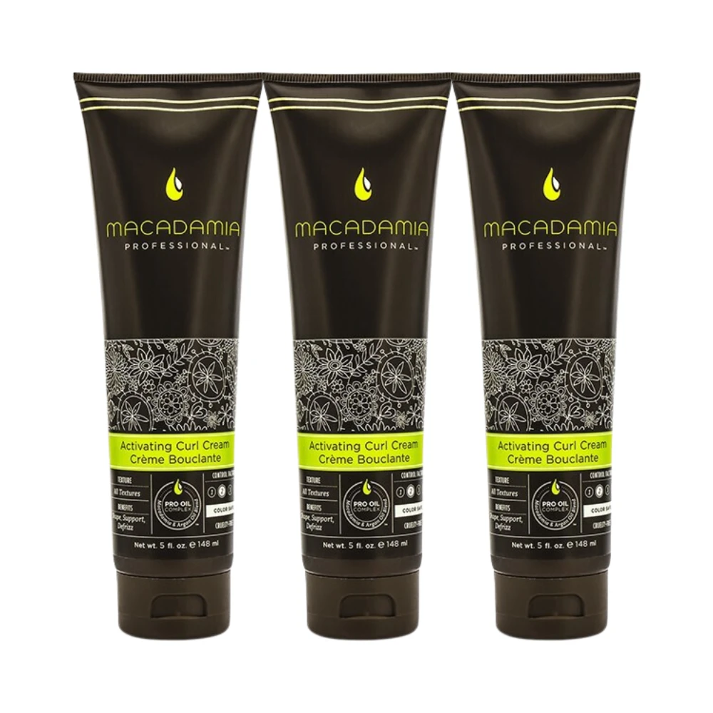 Macadamia Professional Taming Curl Cream 148mL - 3 Pack Bundle 3 Macadamia Professional Taming Curl Cream 148mL - 3 Pack Bundle