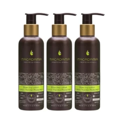 3 X Macadamia Professional Blow Dry Lotion 198mL