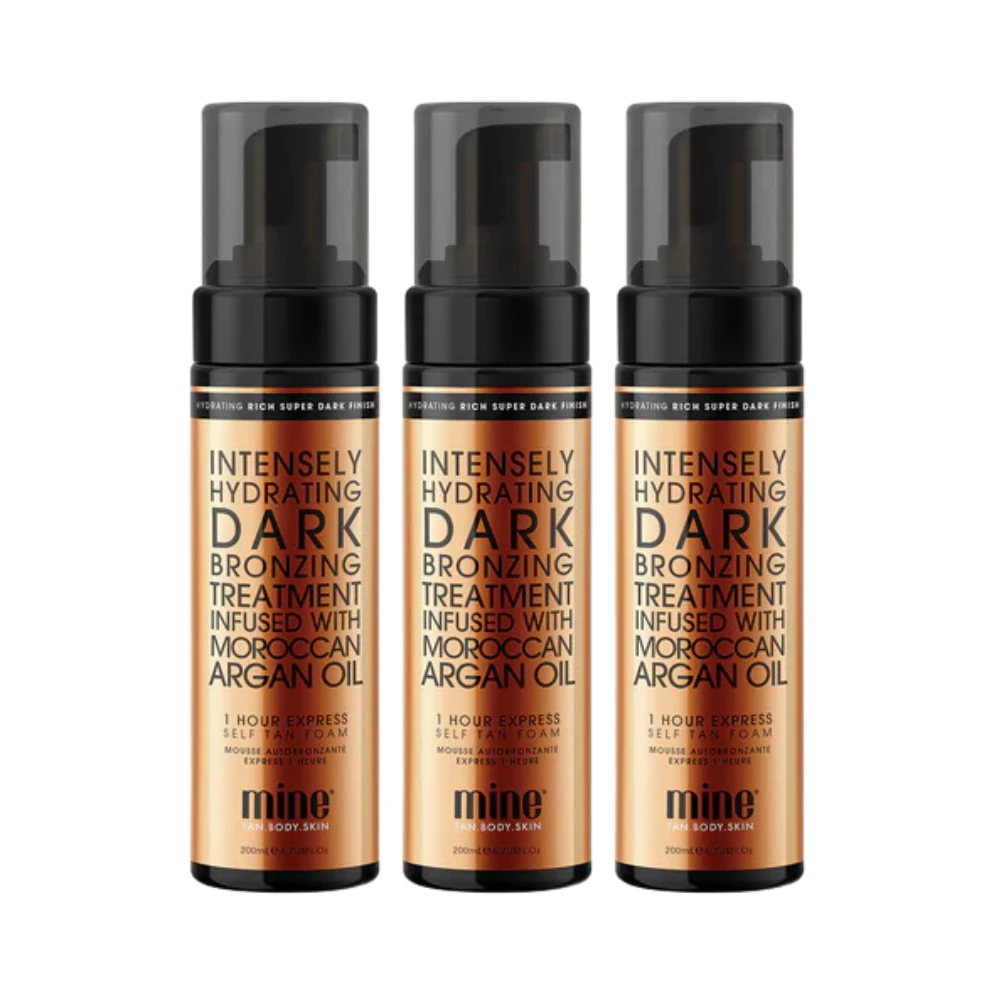 MineTan Moroccan Self Tan Foam 200mL - 3 Pack Bundle 3 MineTan Moroccan Self Tan Foam 200mL - 3 Pack Bundle
