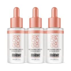 MineTan Bronzing Glow Drops 30mL - 3 Pack Bundle