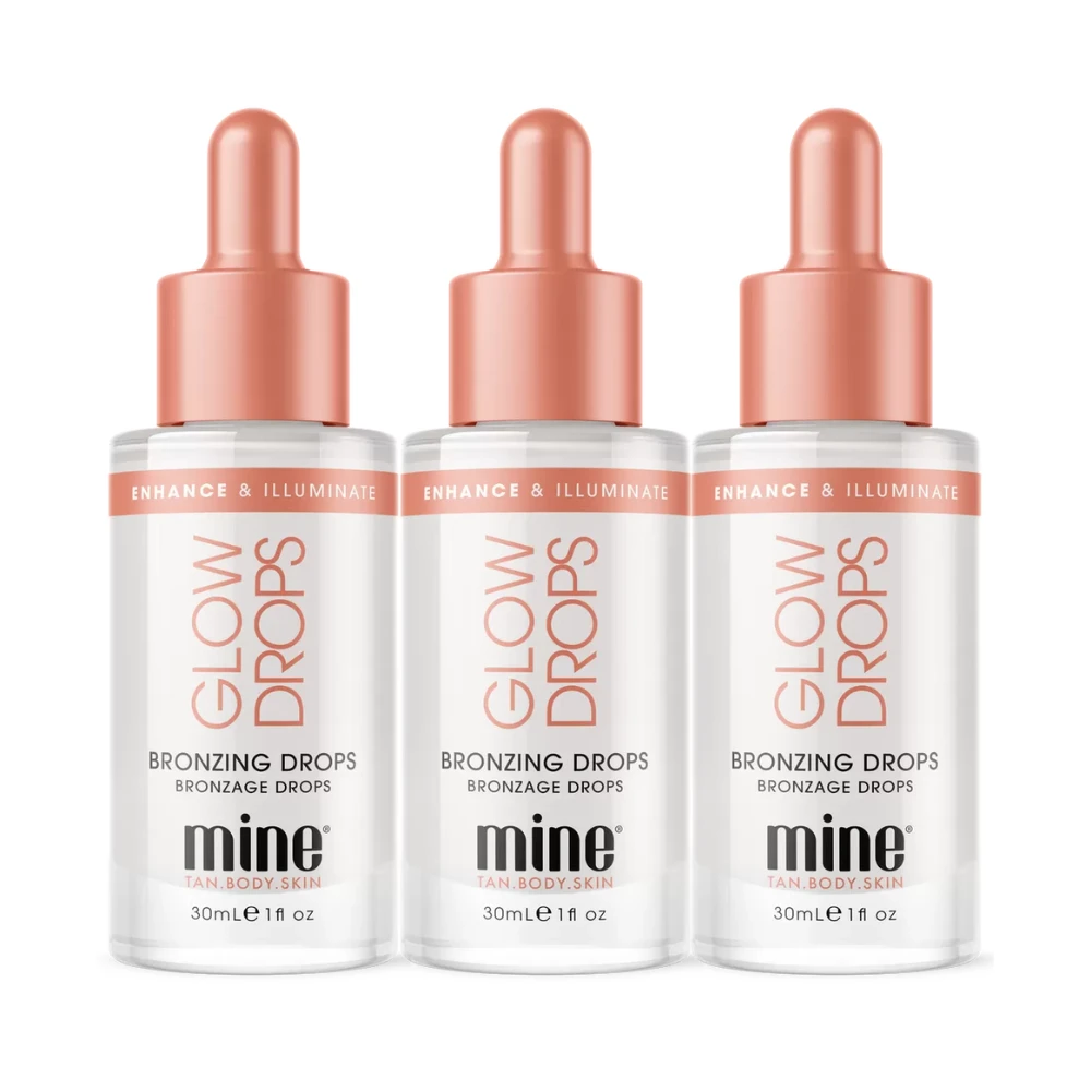 MineTan Bronzing Glow Drops 30mL - 3 Pack Bundle 3 MineTan Bronzing Glow Drops 30mL - 3 Pack Bundle