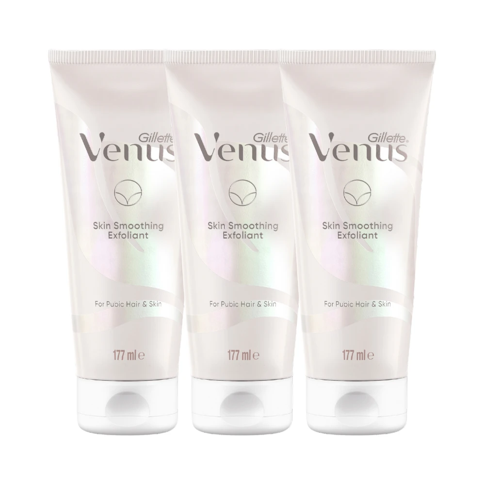 Gillette® Venus Skin Smoothing Exfoliant 177mL (3 Pack Bundle) 3 Gillette® Venus Skin Smoothing Exfoliant 177mL (3 Pack Bundle)