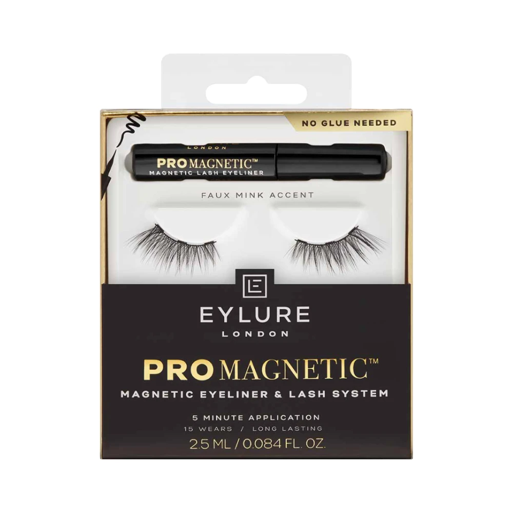 Eylure London Pro Magnetic Eyeliner & Lash System - 4 Pack Faux Mink Accent 4 Eylure London Pro Magnetic Eyeliner & Lash System - 4 Pack Faux Mink Accent - Image 2