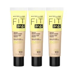 3 X Maybelline Fit Me Tinted Moisturizer 30mL - 103