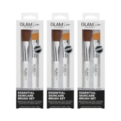 3 X Manicare Glam Pro Professional Series Essential Skin Care Brush Set