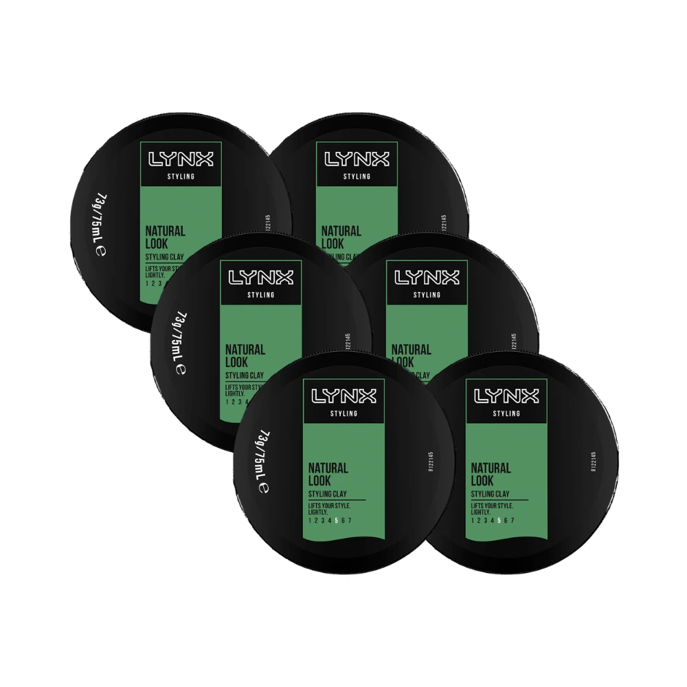 Lynx Natural Look Styling Clay 75ml - Bulk 6 Pack 8 Lynx Natural Look Styling Clay 75ml - Bulk 6 Pack - Image 6