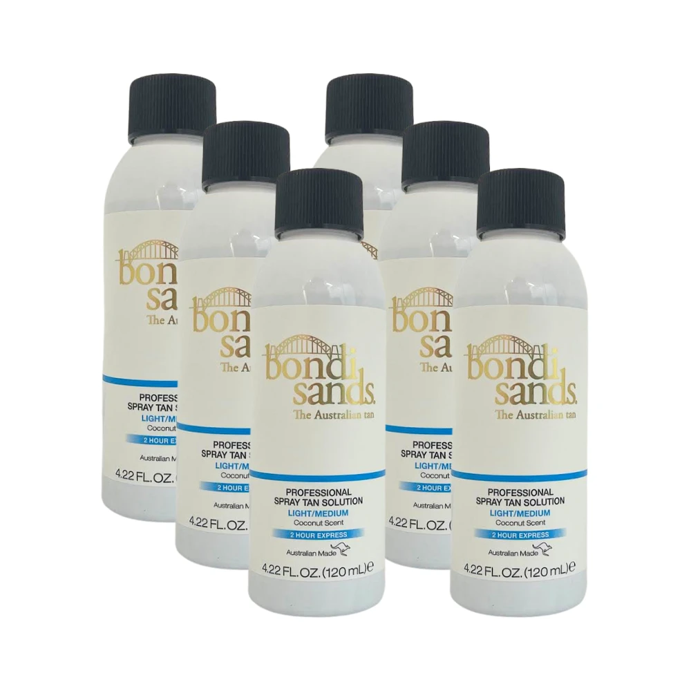 Bondi Sands Salon Tan Solution Light/Medium 120mL - 6 Pack 3 Bondi Sands Salon Tan Solution Light/Medium 120mL - 6 Pack
