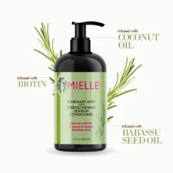Mielle Rosemary Mint Strengthening Leave-In Conditioner 355mL 8 Mielle Rosemary Mint Strengthening Leave-In Conditioner 355mL -On Trend Beauty OTB 5274.alt 2