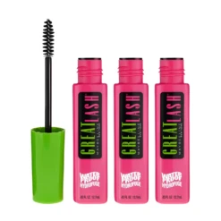 Maybelline Great Lash Mascara 3-Pack - 112 Brownish Black (12.7mL Each)