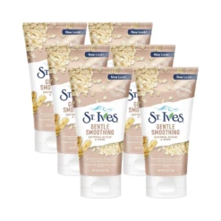 6 X St Ives Gentle Smoothing Oatmeal Scrub & Mask 170g