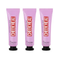 Maybelline Cheek Heat Gel Cream Blush 3-Pack - 10 Pink Scorch
