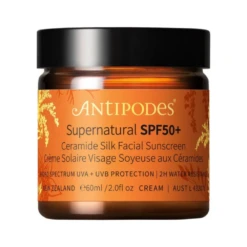 Αντίποδες Antipodes Supernatural SPF50+ Ceramide Silk Sunscreen 60mL