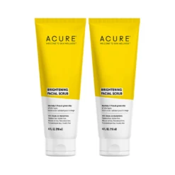 2 X ACURE Brightening Facial Scrub 118mL