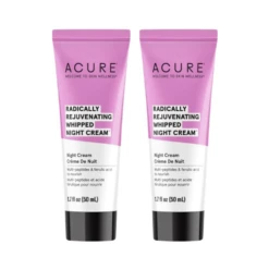 2 X ACURE Radically Rejuvenating Whipped Night Cream 50mL