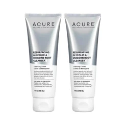 2 X ACURE Resurfacing Glycolic & Unicorn Root Cleanser 118mL